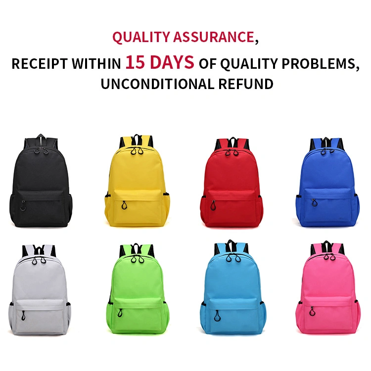 Wholesale Custom 100% Polyester Primary Children Kids Backpack School Bags Boys Girls