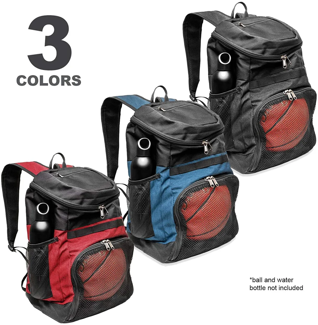 Sports Equipment Bag with Ball Compartment Used in Gym Outdoor Travel School Team