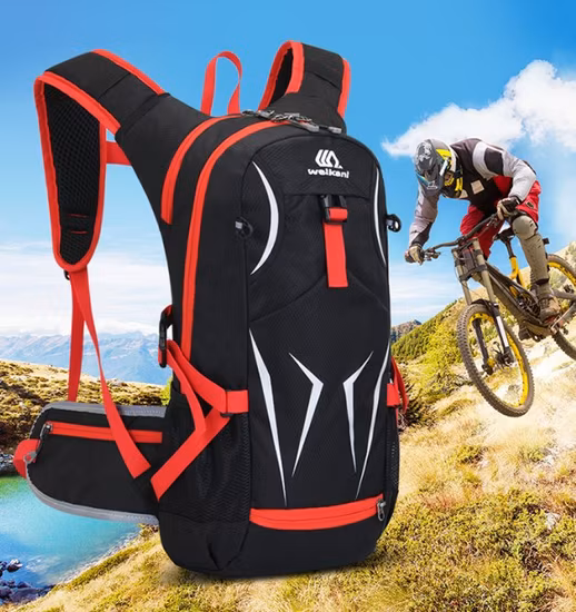 Zaino sportivo, ciclismo, bicicletta, escursionismo, attività all'aperto, stile di vita, zaino nuovo