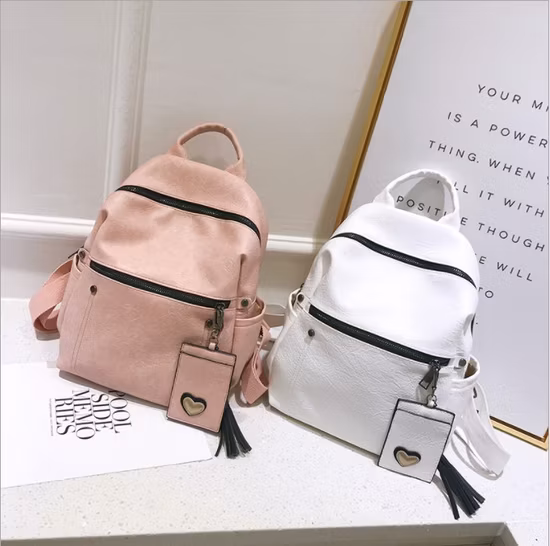 Borsa in pelle geometrica luminosa riflettente, zaino per adolescenti alla moda